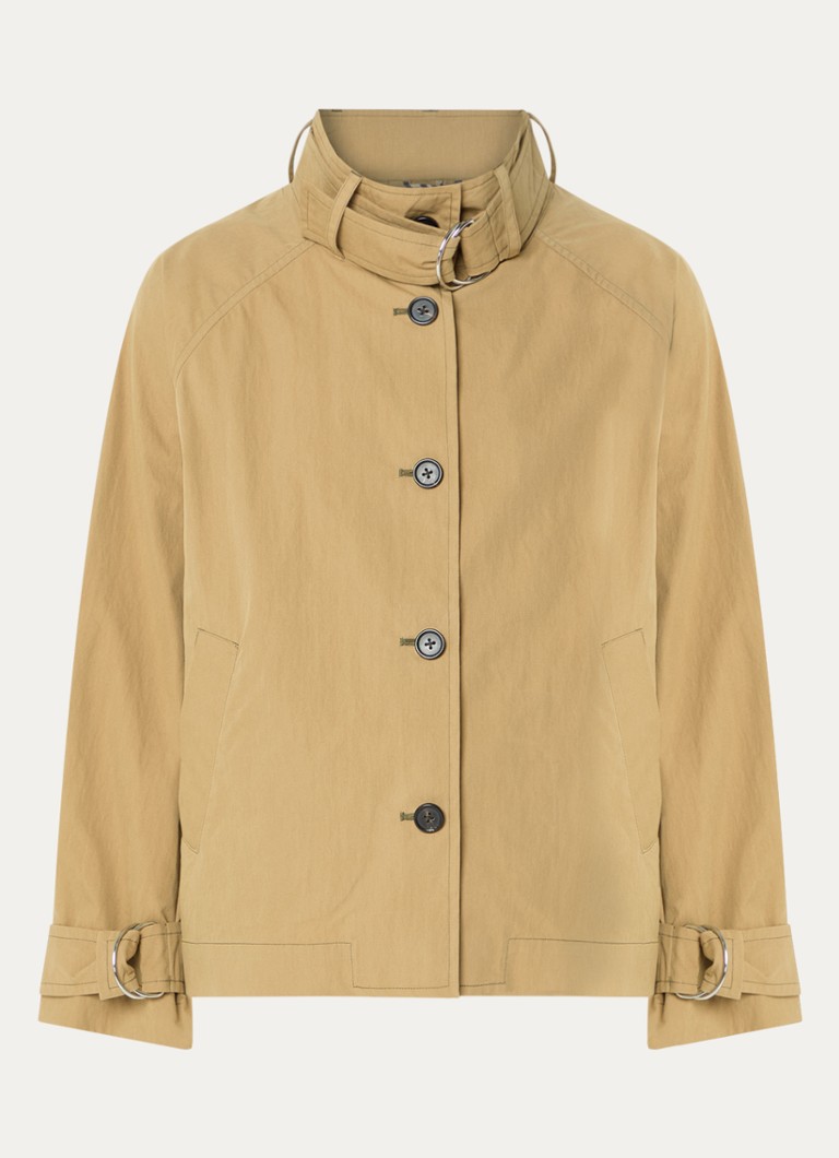 Bellerose Dames Hubble trenchcoat met steekzakken in de kleur Camel