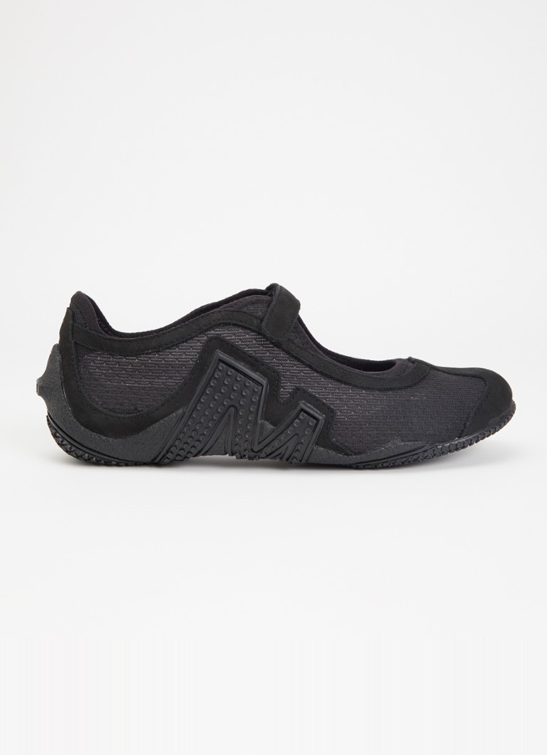 Merrell Dames Relay Tour Mary Jane sneaker van mesh met details van suède in de kleur Zwart, maat: 40