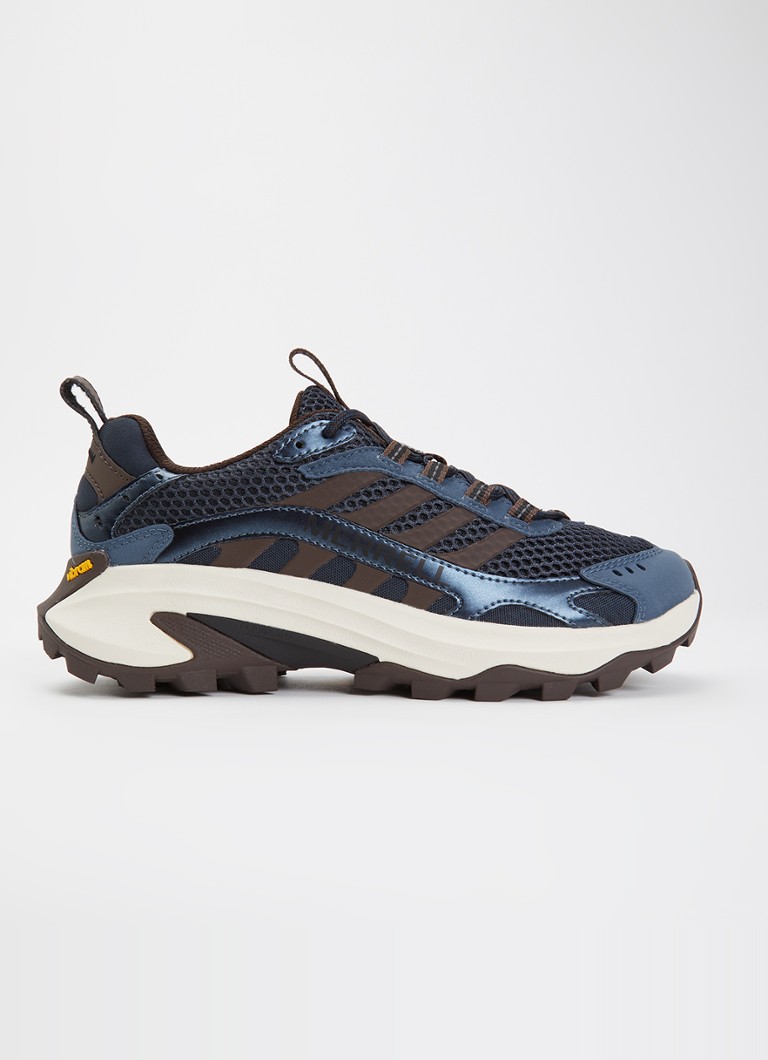 Merrell Dames Moab Speed 2 Vent sneaker van mesh in de kleur Donkerblauw, maat: 37