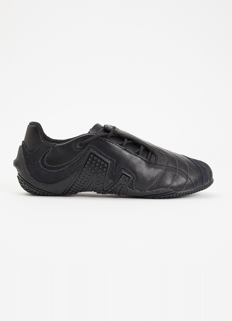 Merrell Dames Relay Web SE sneaker van leer met details van suède in de kleur Zwart, maat: 39