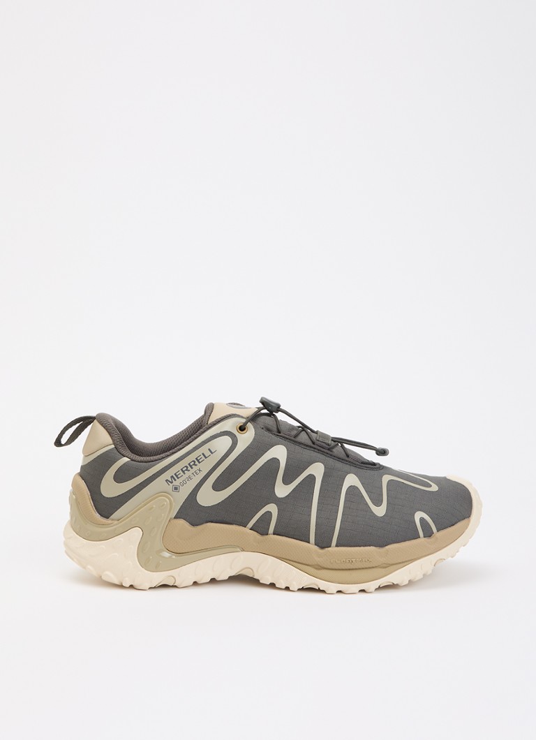 Merrell Heren Cham Redux Storm Gore-Tex sneaker van mesh met logo in de kleur Olijfgroen, maat: 42