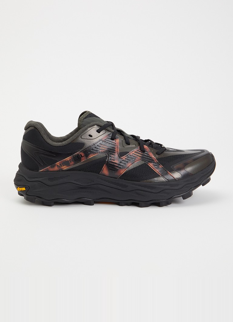 Merrell Heren Agility Peak 6 sneaker van mesh met logo in de kleur Zwart, maat: 43