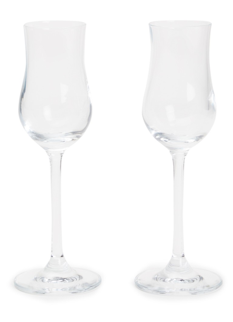 Åhléns Belle grappaglas 10 cl set van 2 Transparant - Deal