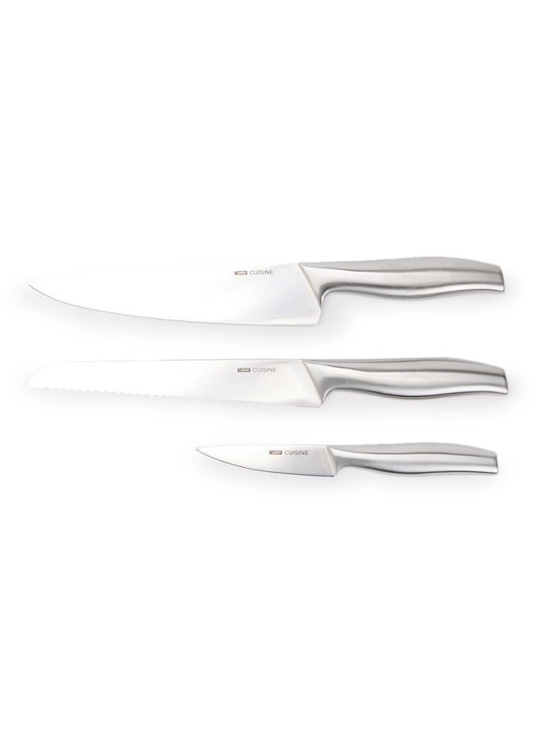Åhléns Cuisine messenset 3-delig Zilver - Deal