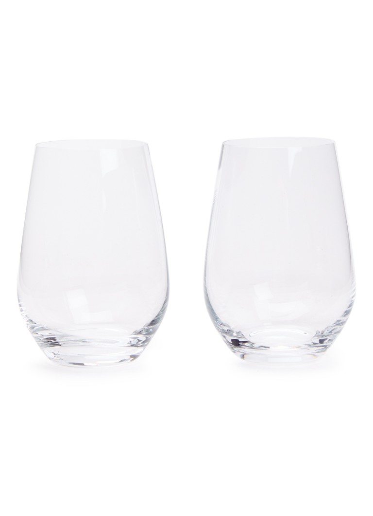 Åhléns Elise tumbler glas 36 cl set van 2 Transparant - Deal