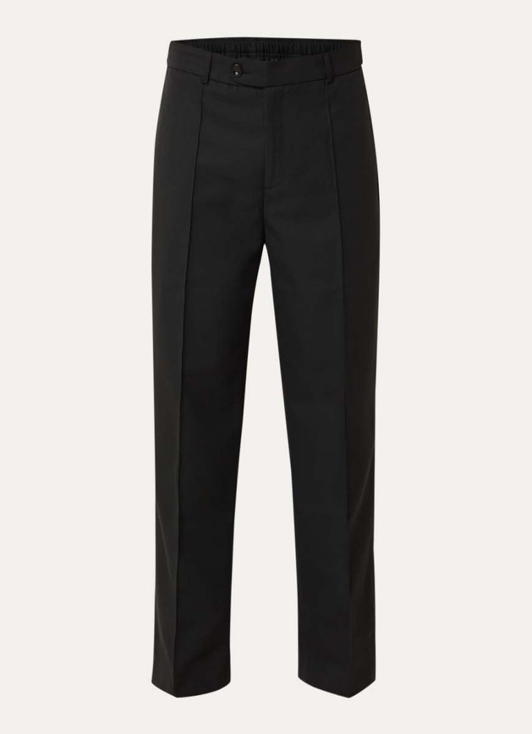 About:blank Heren Straight fit pantalon met steekzakken in de kleur Zwart, maat: M