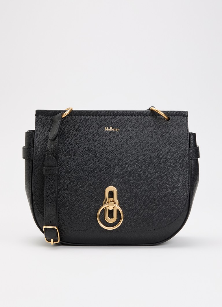 Mulberry Dames Amberley crossbodytas van leer in de kleur Zwart, maat: No Size
