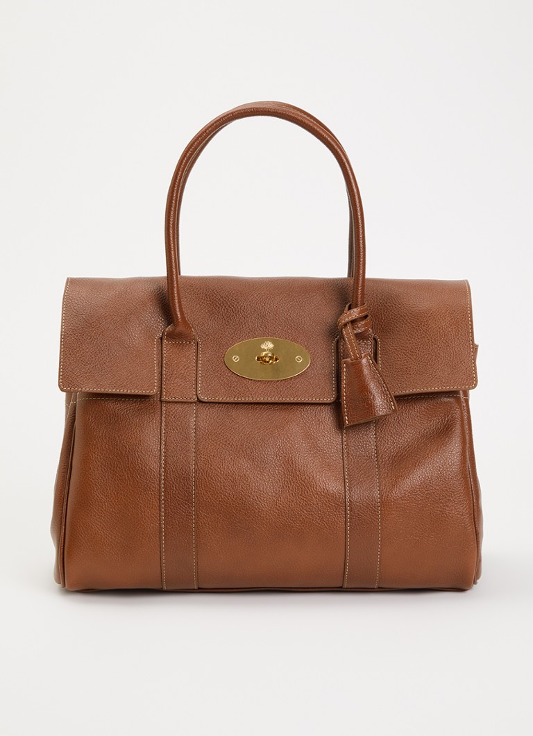 Mulberry Dames Bayswater handtas van leer in de kleur Oranjebruin, maat: No Size