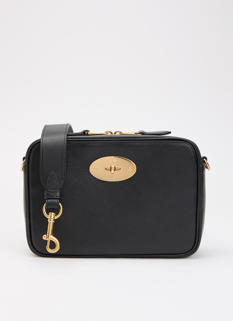 Mulberry Dames Darley crossbodytas van leer met verstelbare schouderriem in de kleur Zwart, maat: No Size