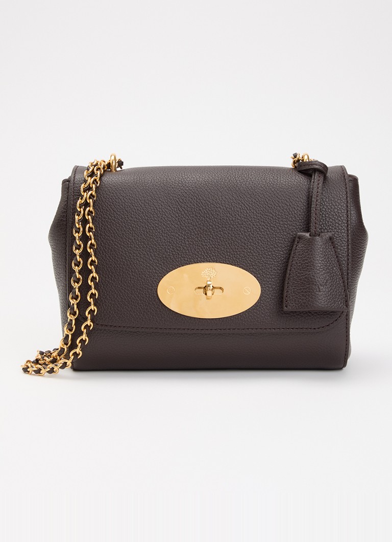Mulberry Dames Lily Small crossbodytas met verstelbare schouderriem in de kleur Chocoladebruin, maat: No Size