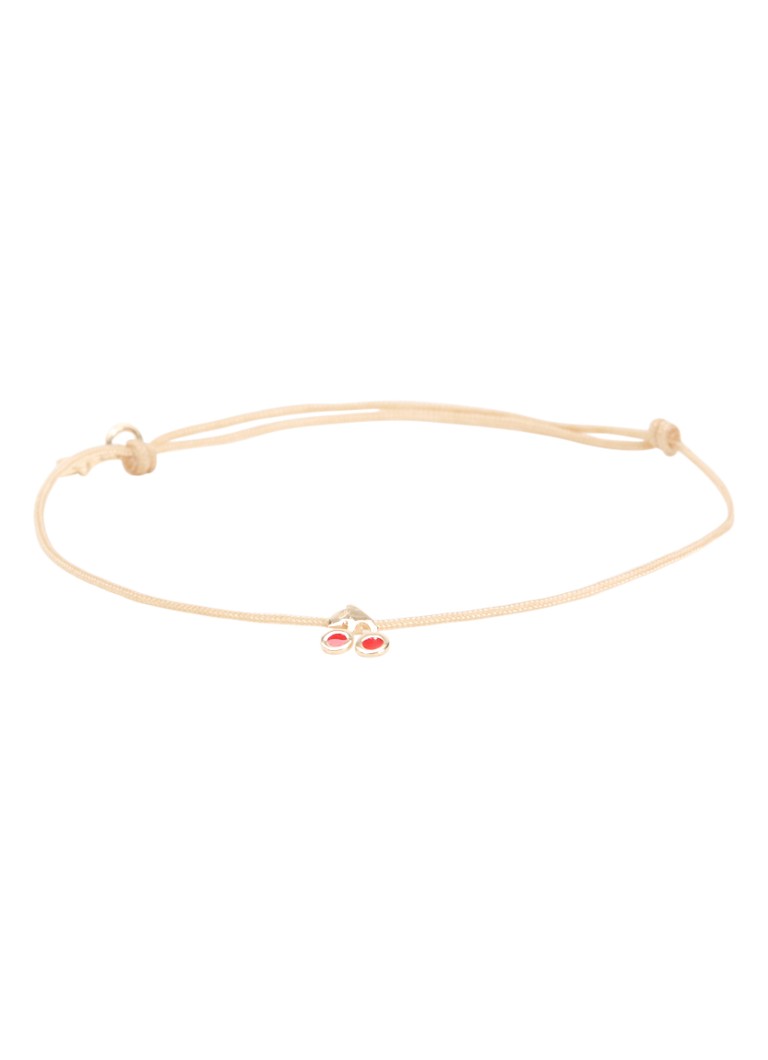 Bibi Camille Meisjes Armband met bedel verguld in de kleur Beige, maat: OS