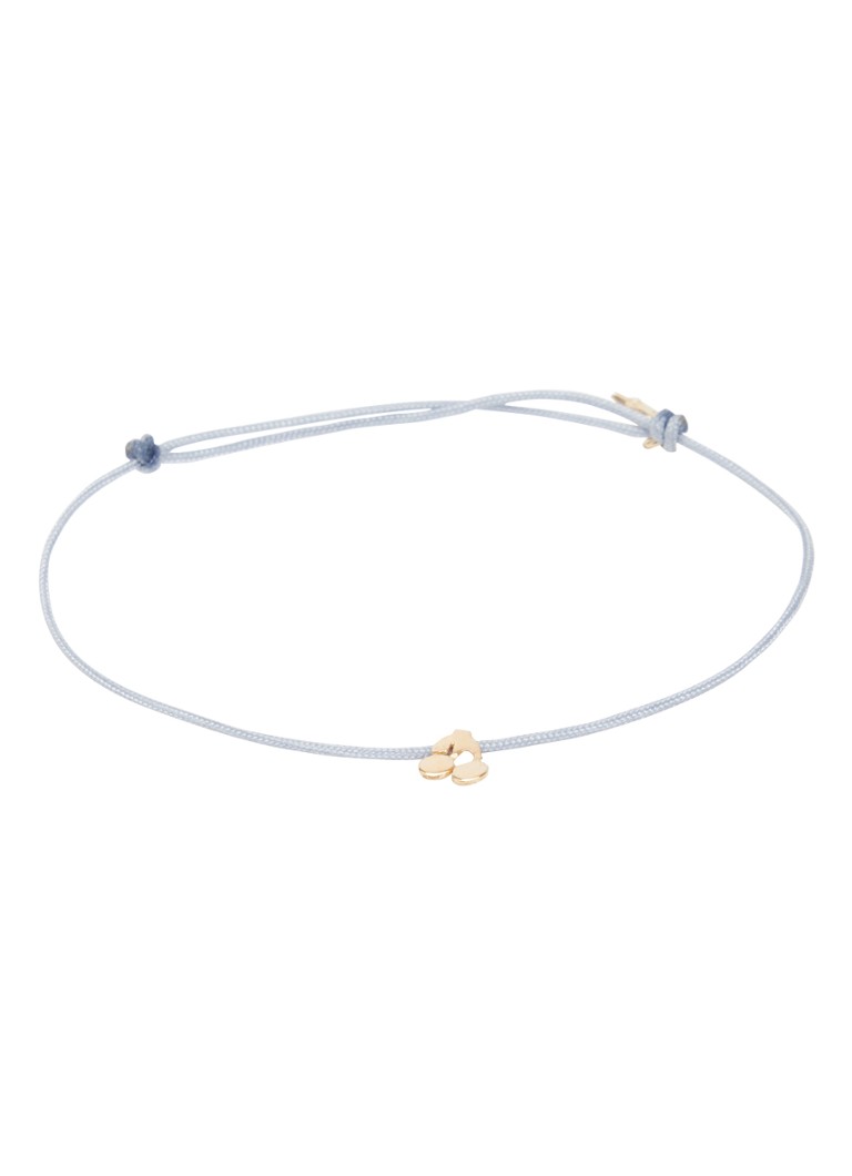 Bibi Camille Meisjes Armband met bedel verguld in de kleur Lichtblauw, maat: OS