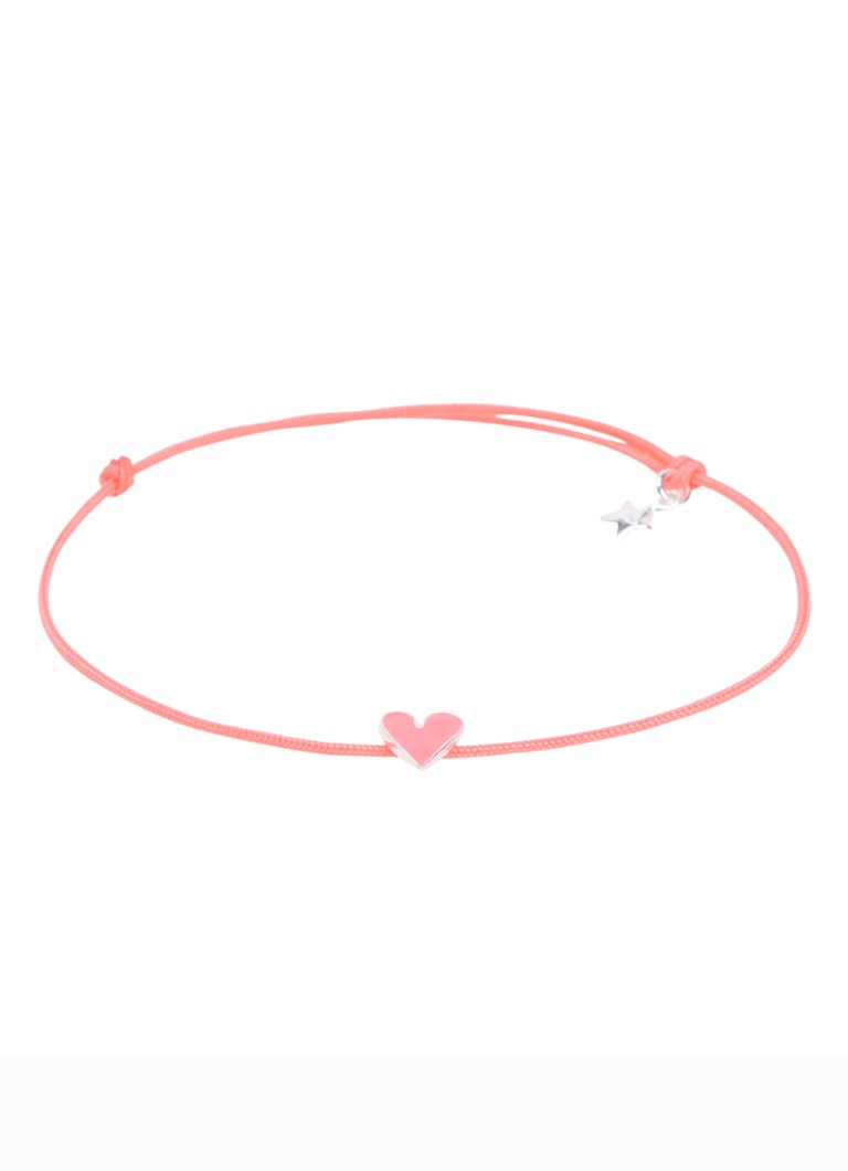 Bibi Camille Meisjes Armband met bedel in de kleur Fuchsia, maat: OS