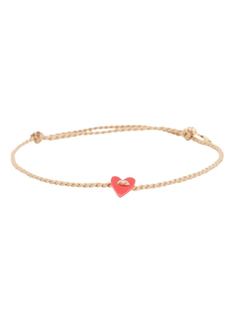 Bibi Camille Meisjes Armband met bedel in de kleur Koraal, maat: OS
