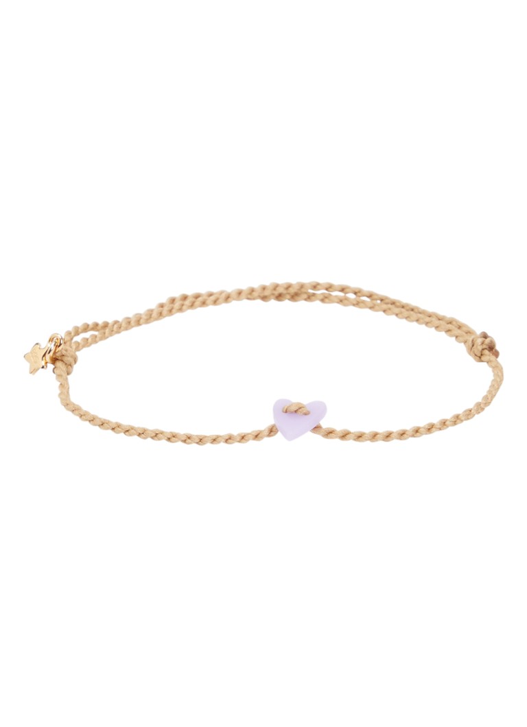 Bibi Camille Meisjes Armband met bedel in de kleur Lila, maat: OS