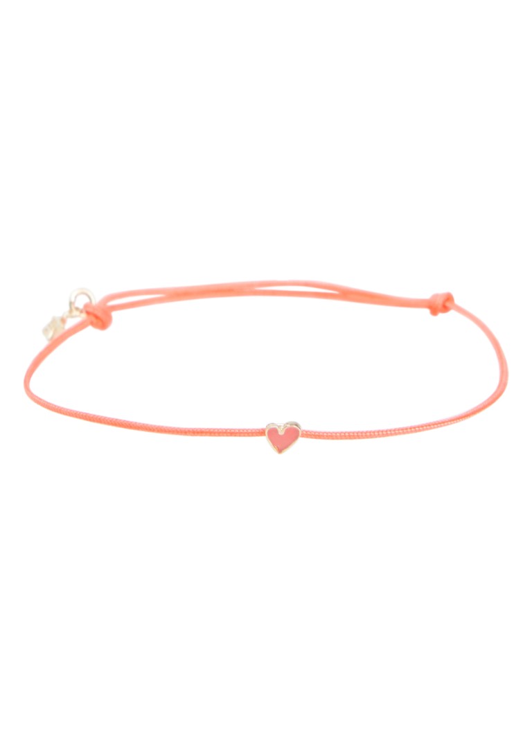 Bibi Camille Meisjes Armband met bedel in de kleur Neonroze, maat: OS