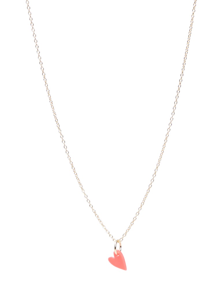 Bibi Camille Meisjes Ketting met hanger verguld in de kleur Goud, maat: OS