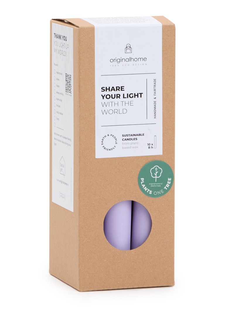 Originalhome Dinerkaars 20 cm set van 10 Lavendel - Deal