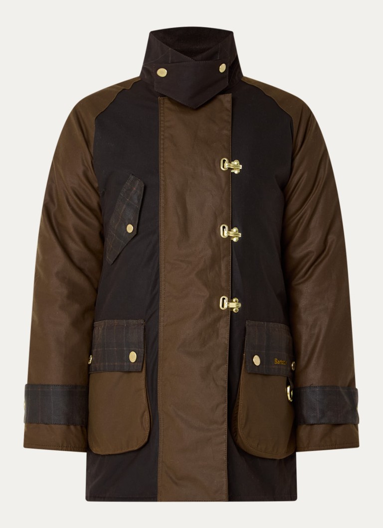 Barbour Dames Parka met klepzakken in de kleur Bruin, maat: 34