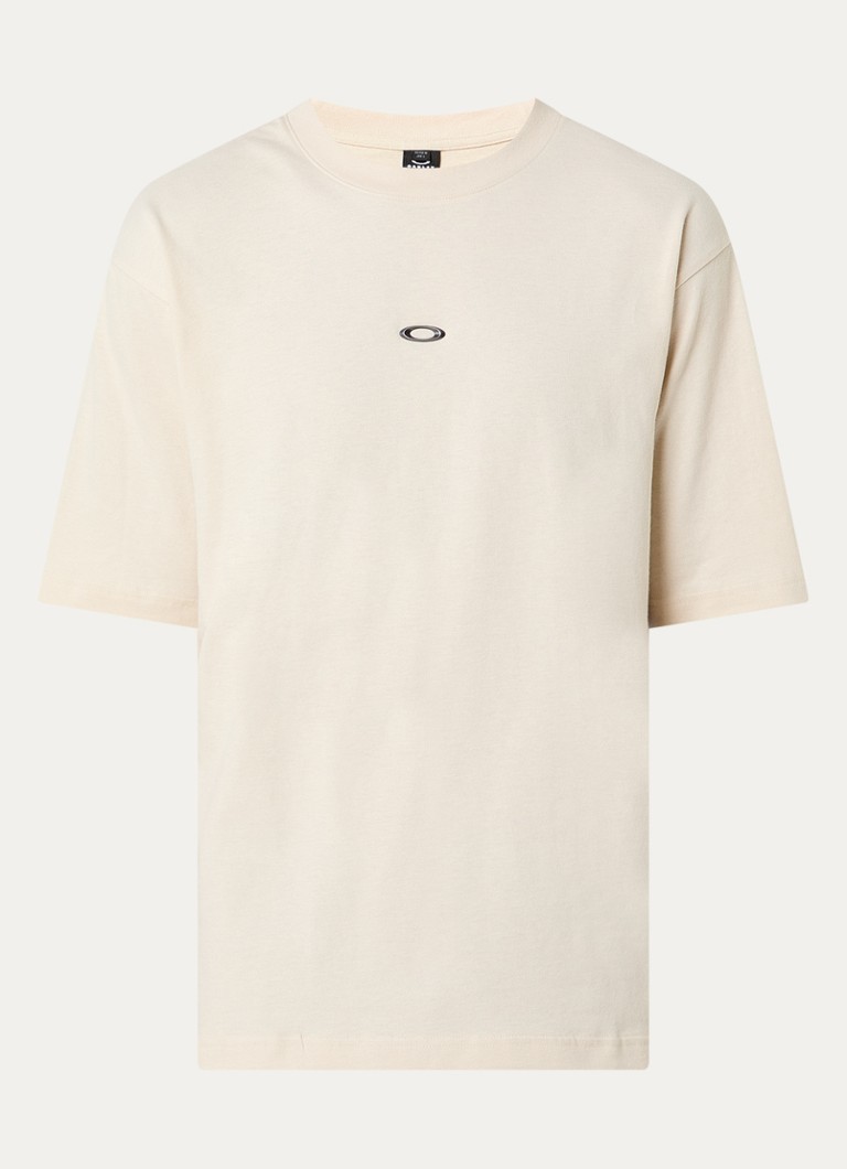 Oakley Heren Metal rise T-shirt met ronde hals in de kleur Gebroken wit, maat: XL