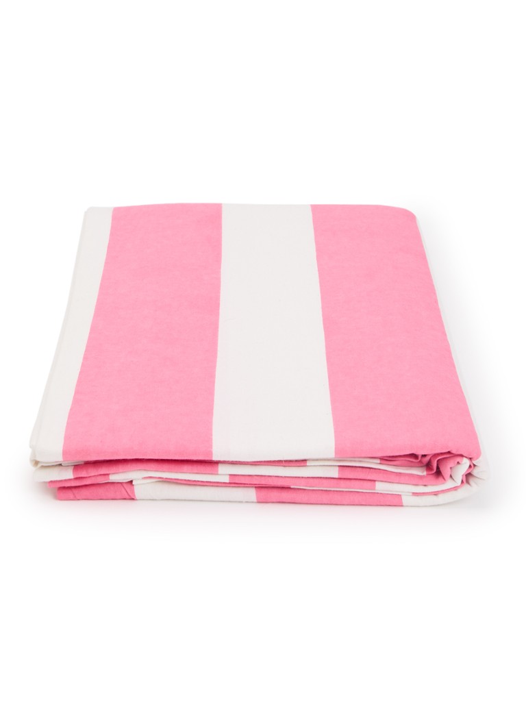 Twizzell Pink & White tafelkleed van katoen 3 x 1,7 meter Roze - Deal