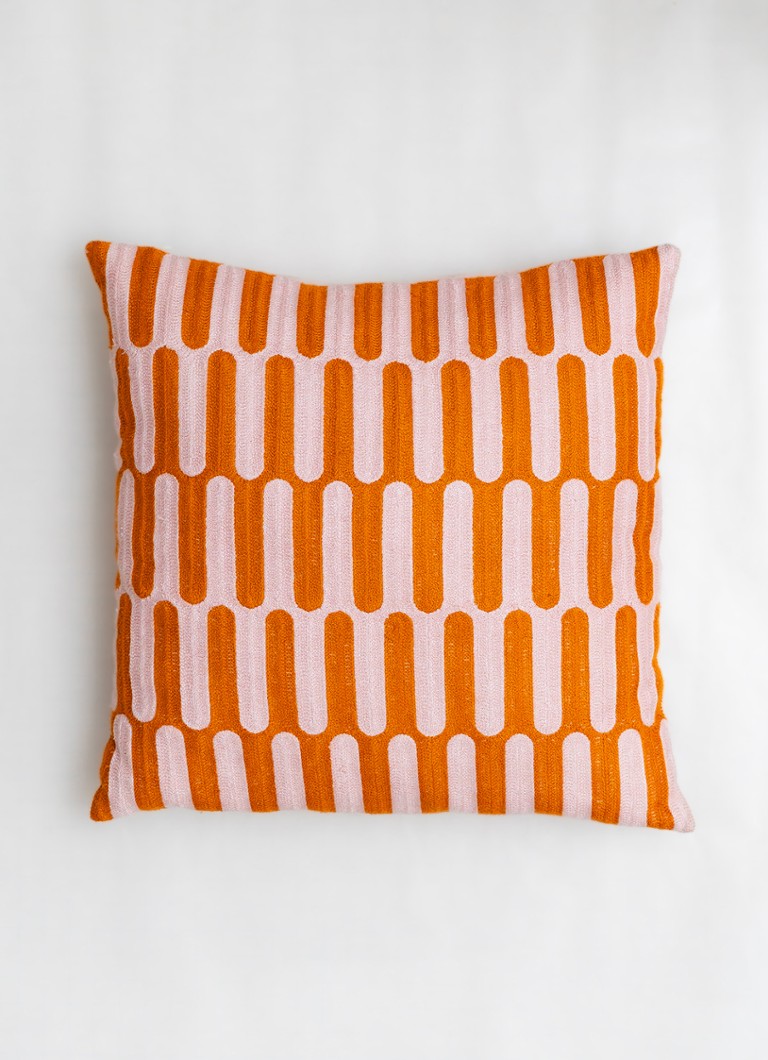Tarta Gelatina Ziggy kussensloop van katoen 45 x 45 cm Oranje - Deal