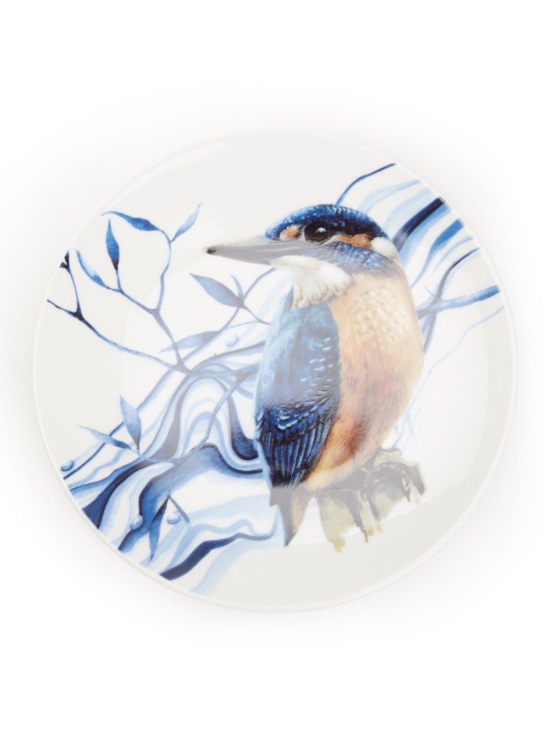 Heinen Delfts Blauw IJsvogel wandbord 15,5 cm Multicolor - Deal