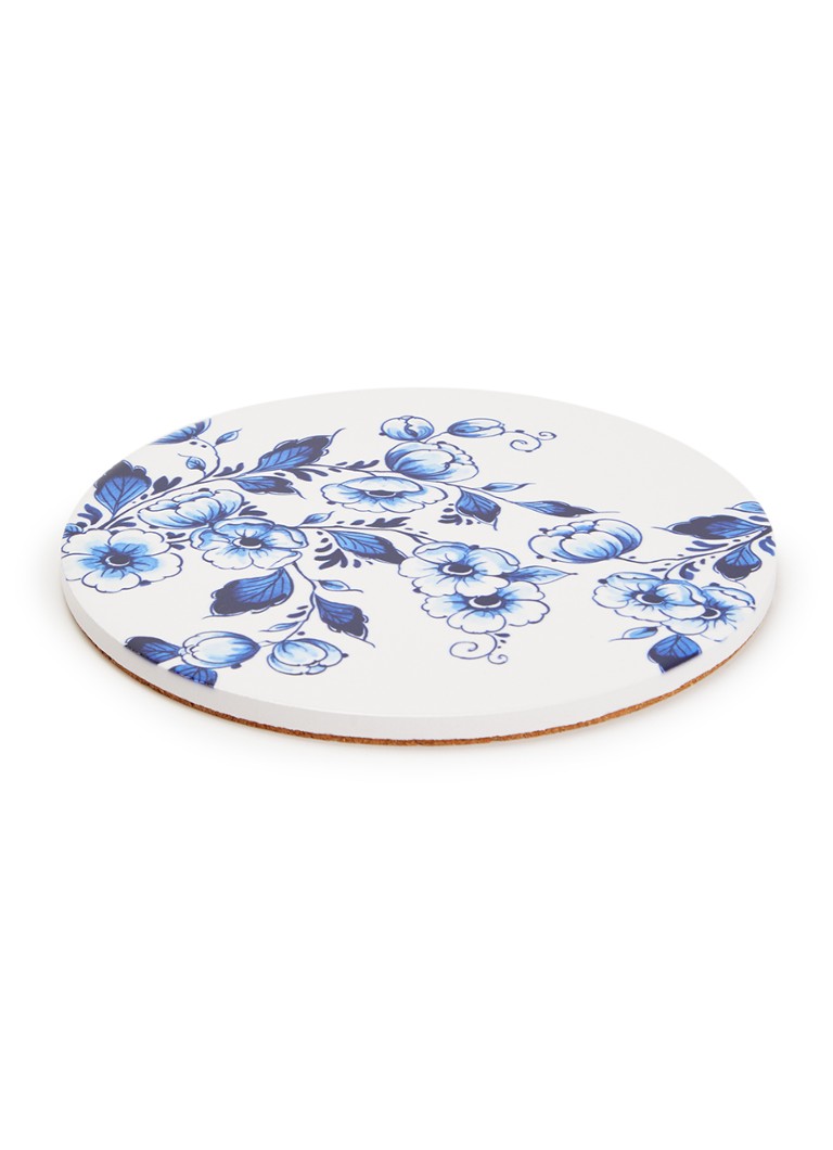 Heinen Delfts Blauw Panonderzetter 18 cm Royalblauw - Deal