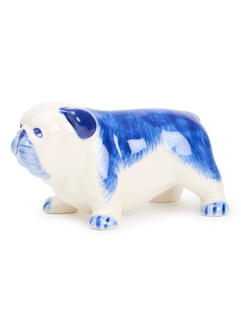 Heinen Delfts Blauw Boxer ornament 7 cm Blauw - Deal