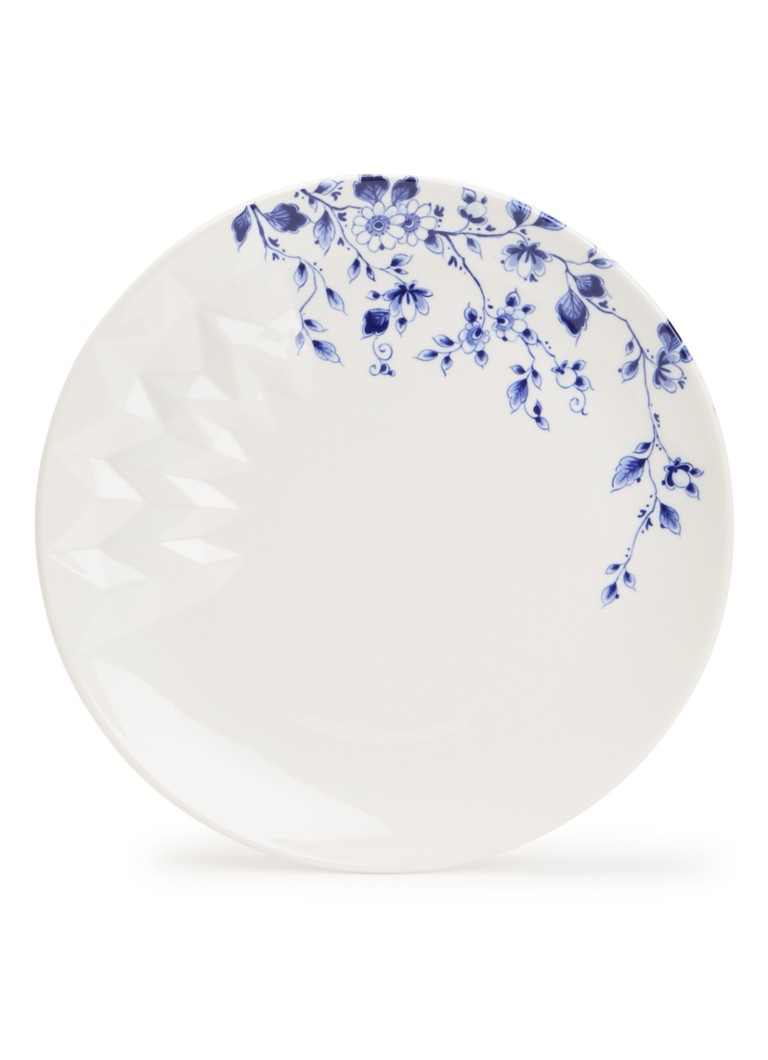 Heinen Delfts Blauw Blauw Vouw dinerbord 27 cm Wit - Deal