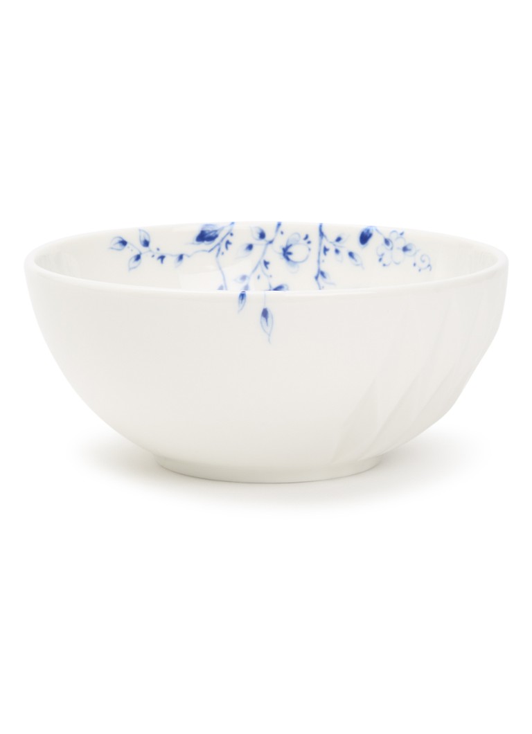 Heinen Delfts Blauw Blauw Vouw kom 16 cm Wit - Deal