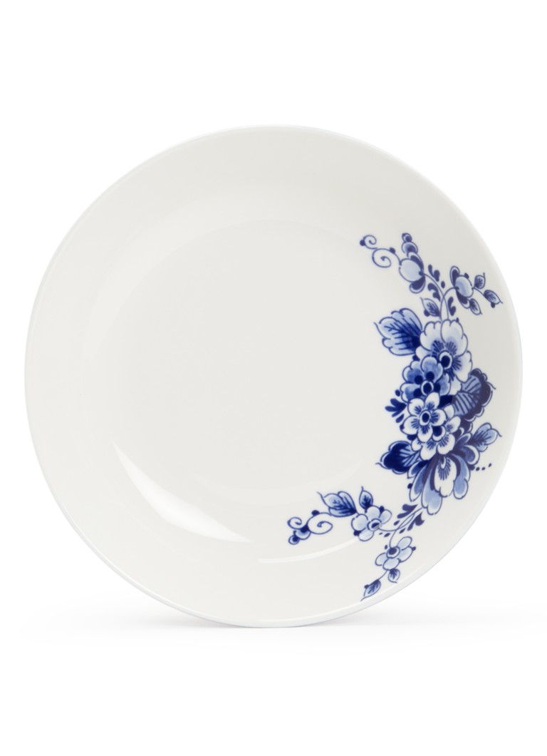 Heinen Delfts Blauw Paauw Blauw pastabord 20 cm Wit - Deal
