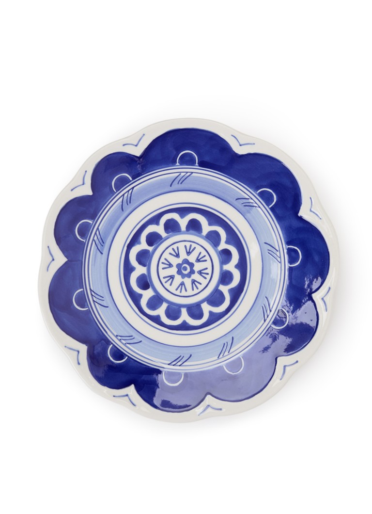 Heinen Delfts Blauw Majolica dinerbord 26,5 cm Wit - Deal