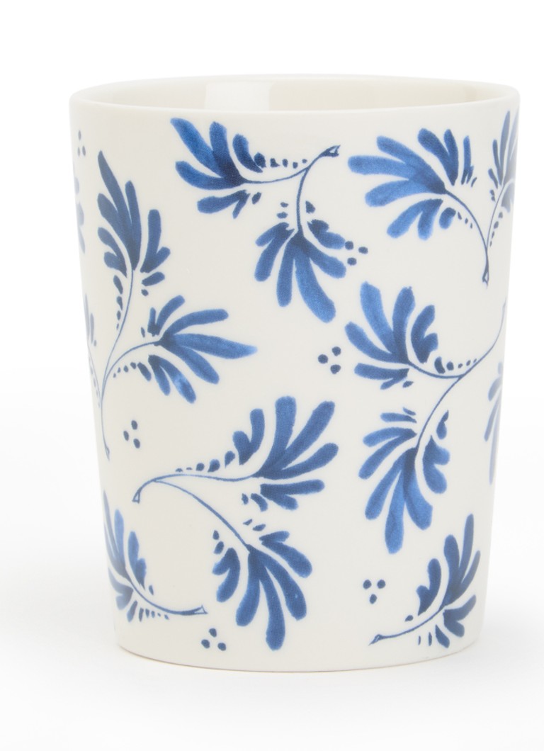 Heinen Delfts Blauw Nouveau Baroque kopje 22 cl Wit - Deal
