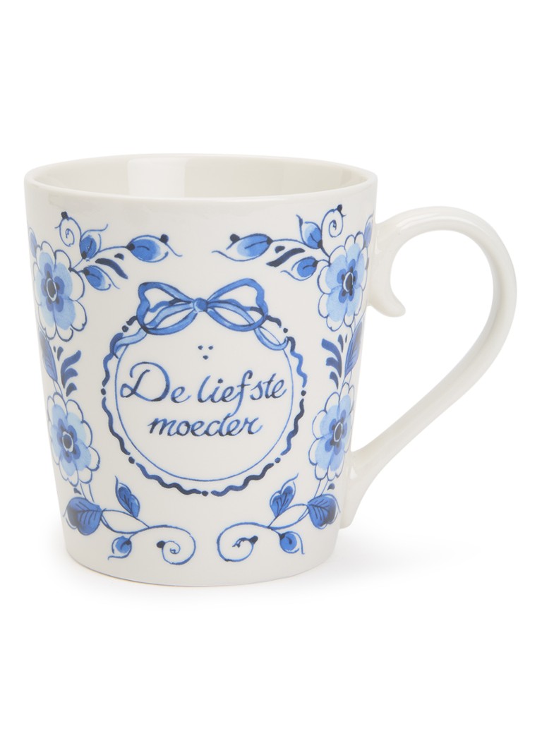 Heinen Delfts Blauw Wensmok Moeder kop 30 cl Blauw - Deal