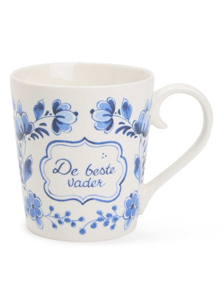 Heinen Delfts Blauw Wensmok Vader kop 30 cl Blauw - Deal