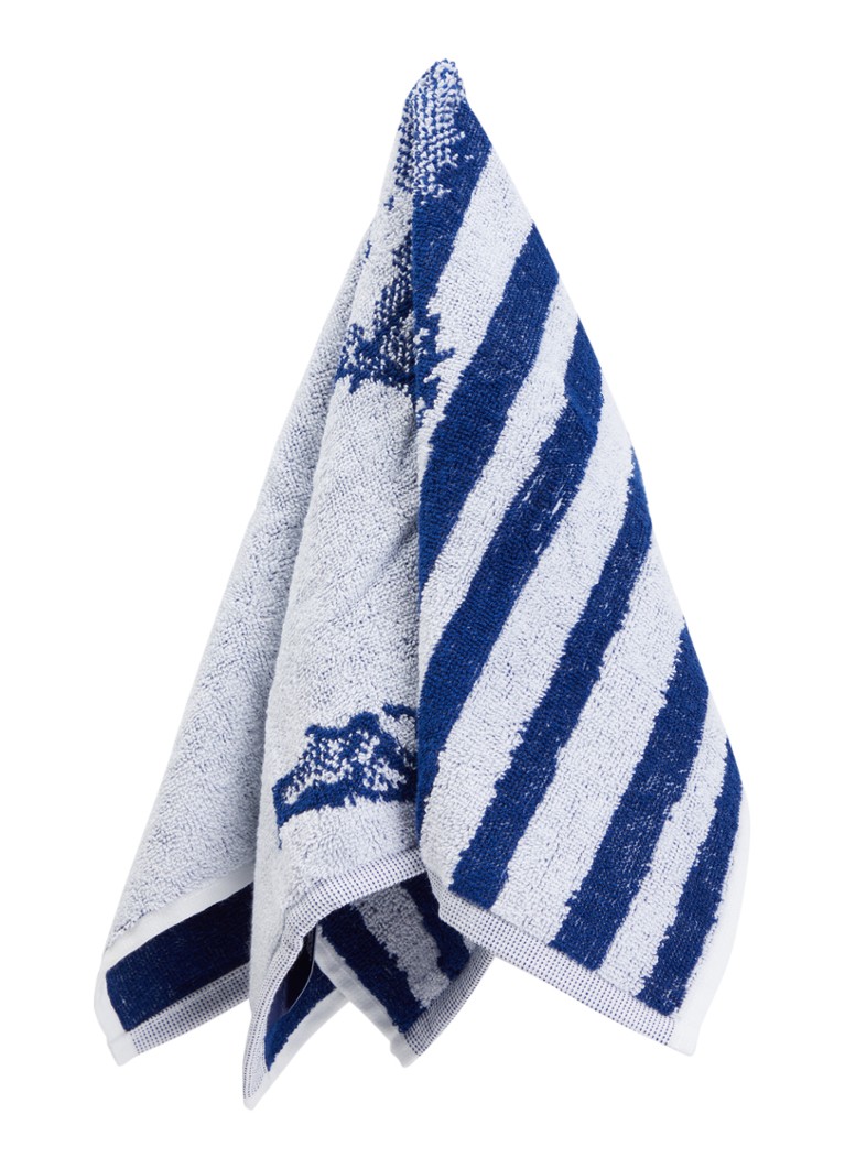 Heinen Delfts Blauw Teckel Nhaan keukendoek van katoen 50 x 55 cm Blauw - Deal