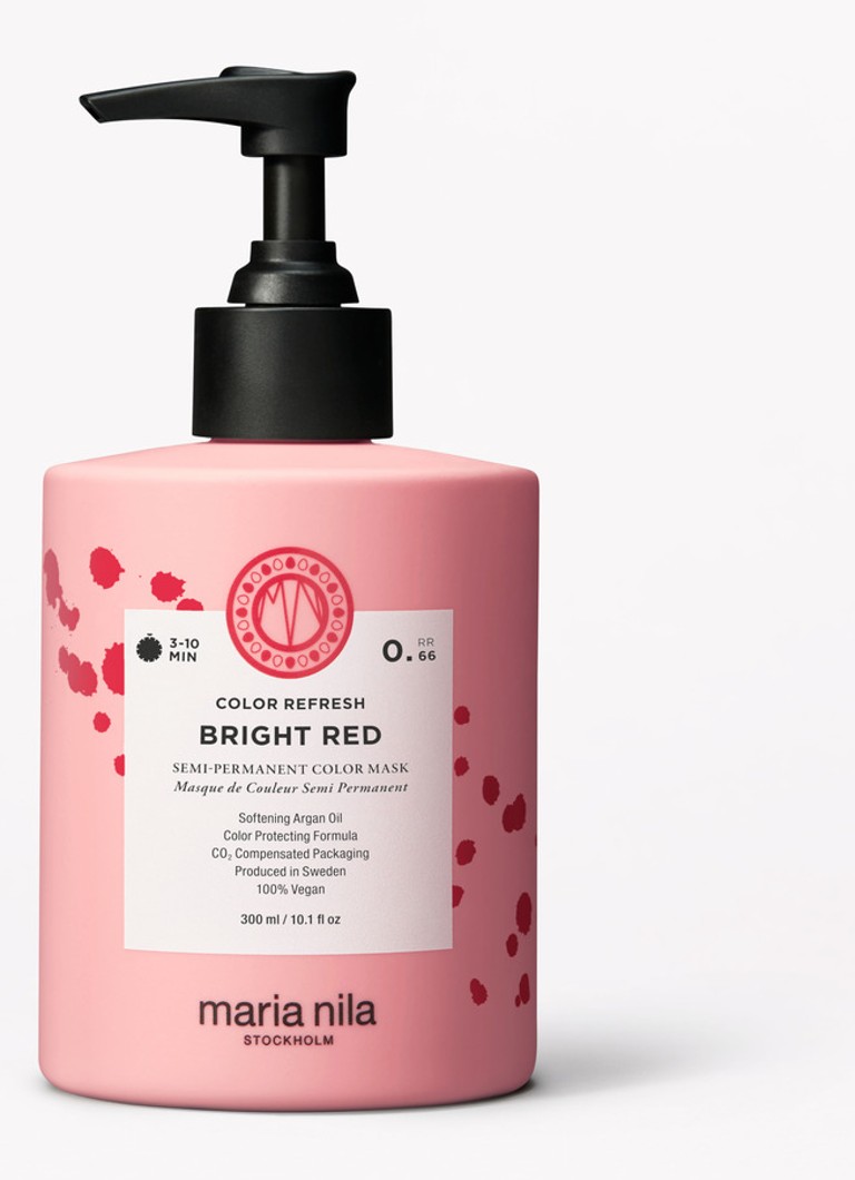 Maria Nila Color Refresh 0.66 Bright Red - kleurmasker 300ml Verzorging - Deal