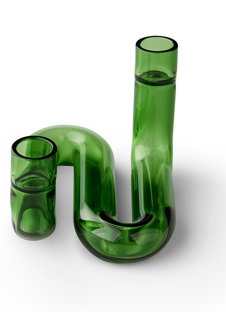 Studio About Wave kandelaar 10 cm Groen - Deal