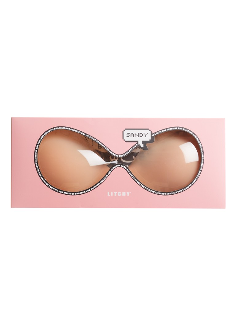 Litchy Dames Siliconen bh in de kleur Beige, maat: D