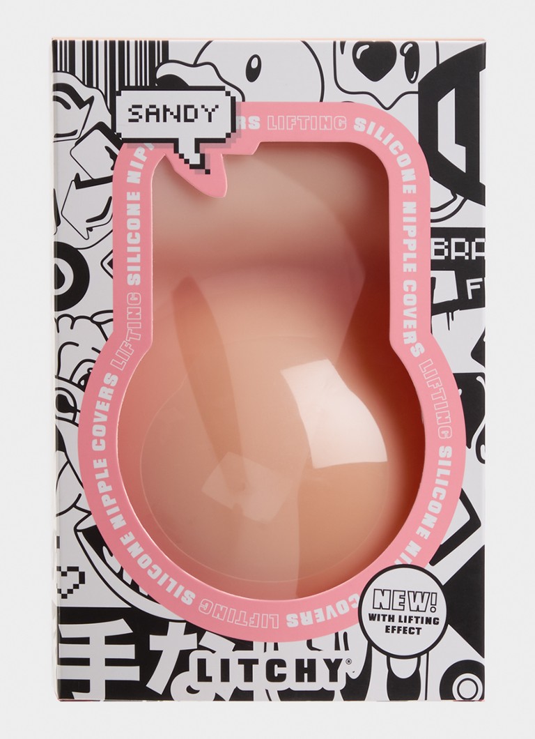 Litchy Dames Lifiting silicone nipple cover in de kleur Zand, maat: ONE SIZE