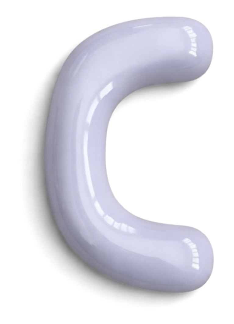 Ceramics by Romy Letter C hanger 10 cm Paars - Deal