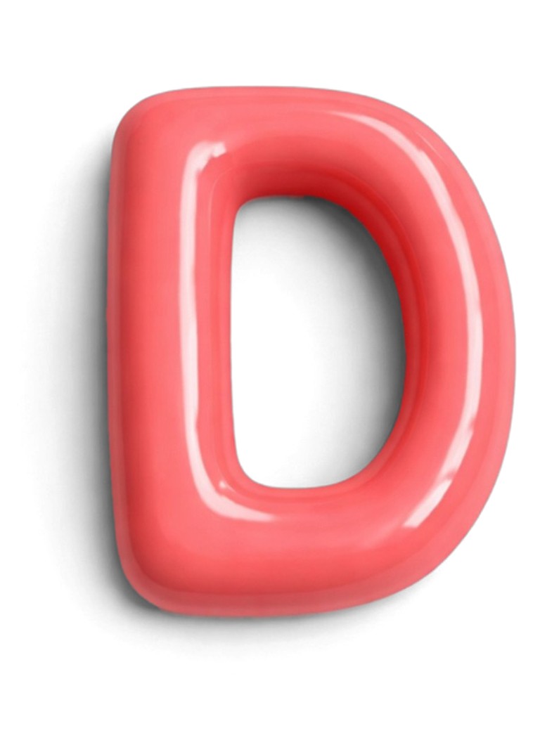 Ceramics by Romy Letter D hanger 10 cm Oranjerood - Deal