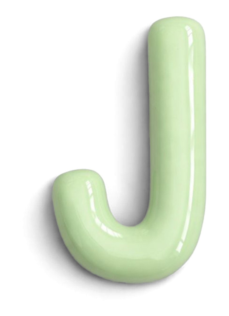 Ceramics by Romy Letter J hanger 10 cm Mint - Deal