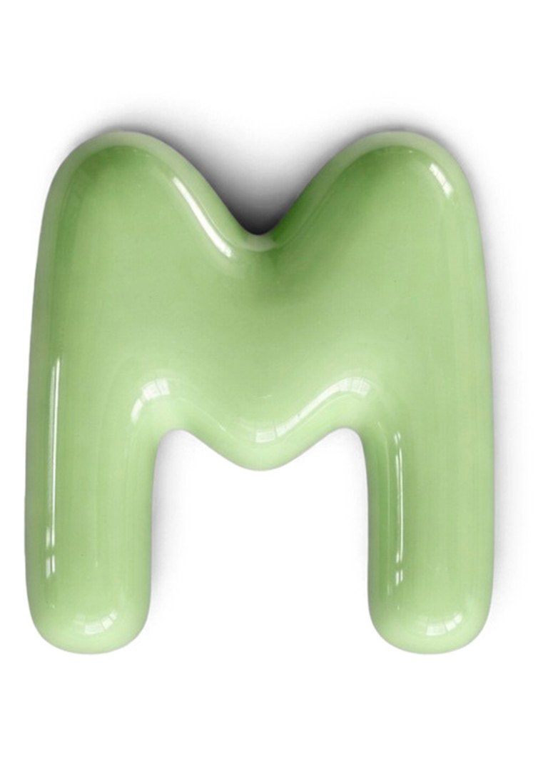 Ceramics by Romy Letter M hanger 10 cm Mint - Deal
