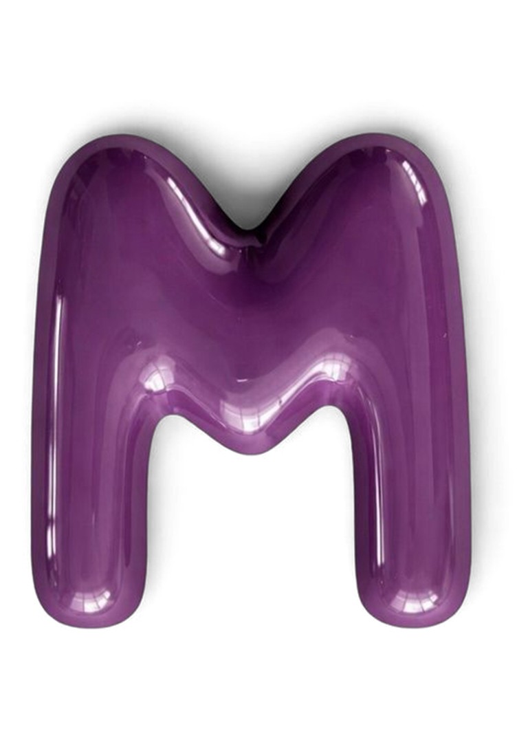Ceramics by Romy Letter M hanger 10 cm Lila - Deal
