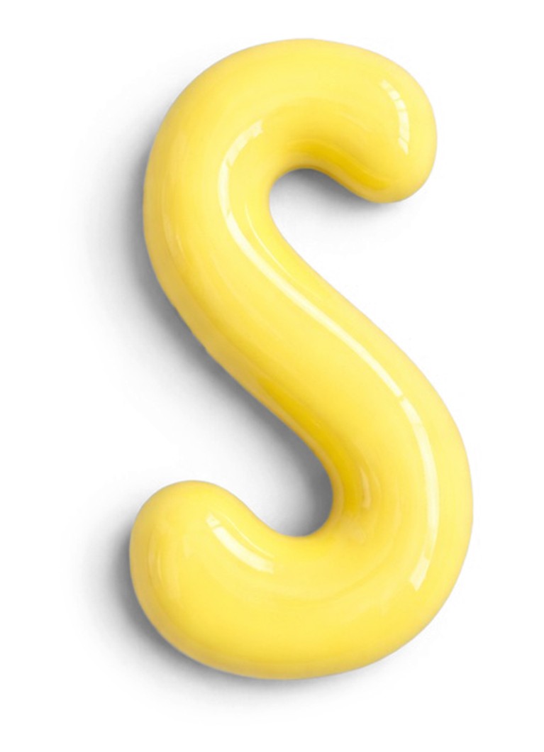 Ceramics by Romy Letter S hanger 10 cm Geel - Deal