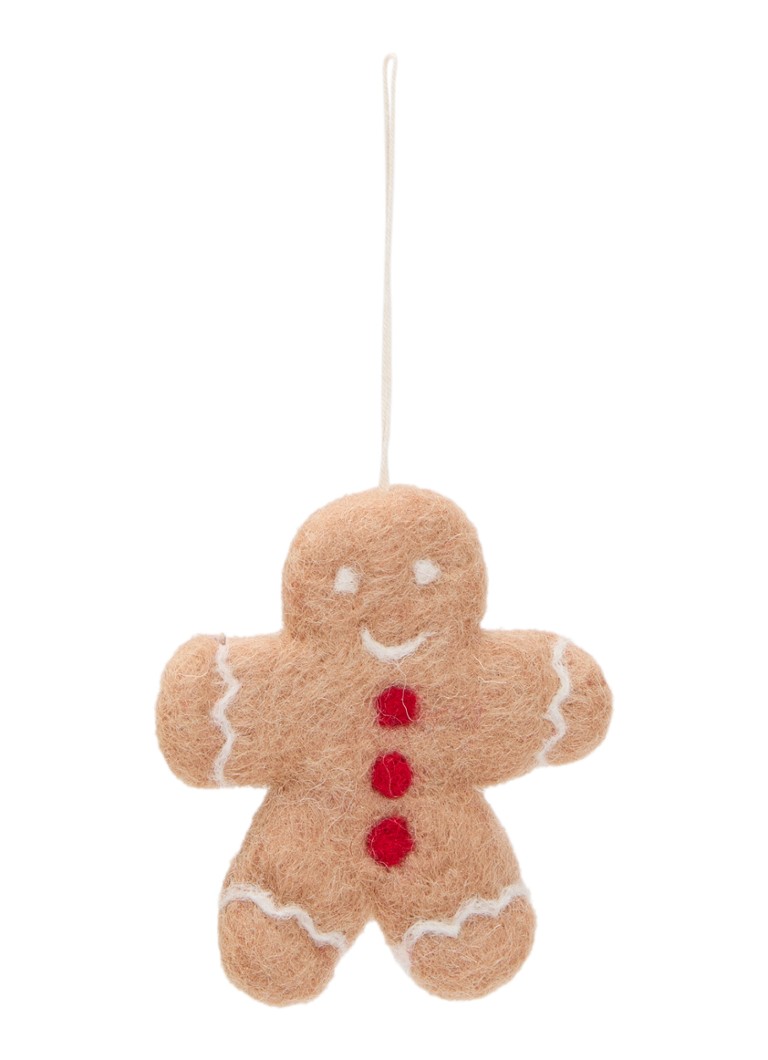 Aveva Gingerbread kersthanger 8,5 cm Lichtbruin - Deal