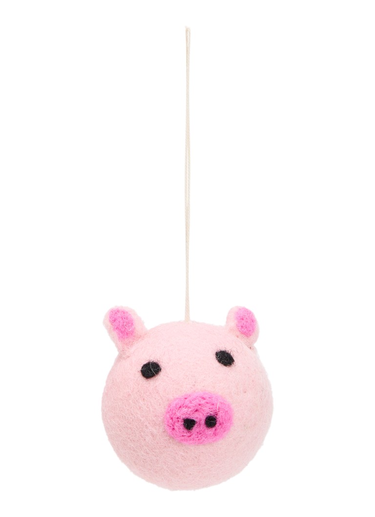 Aveva Varken kersthanger 6 cm Roze - Deal