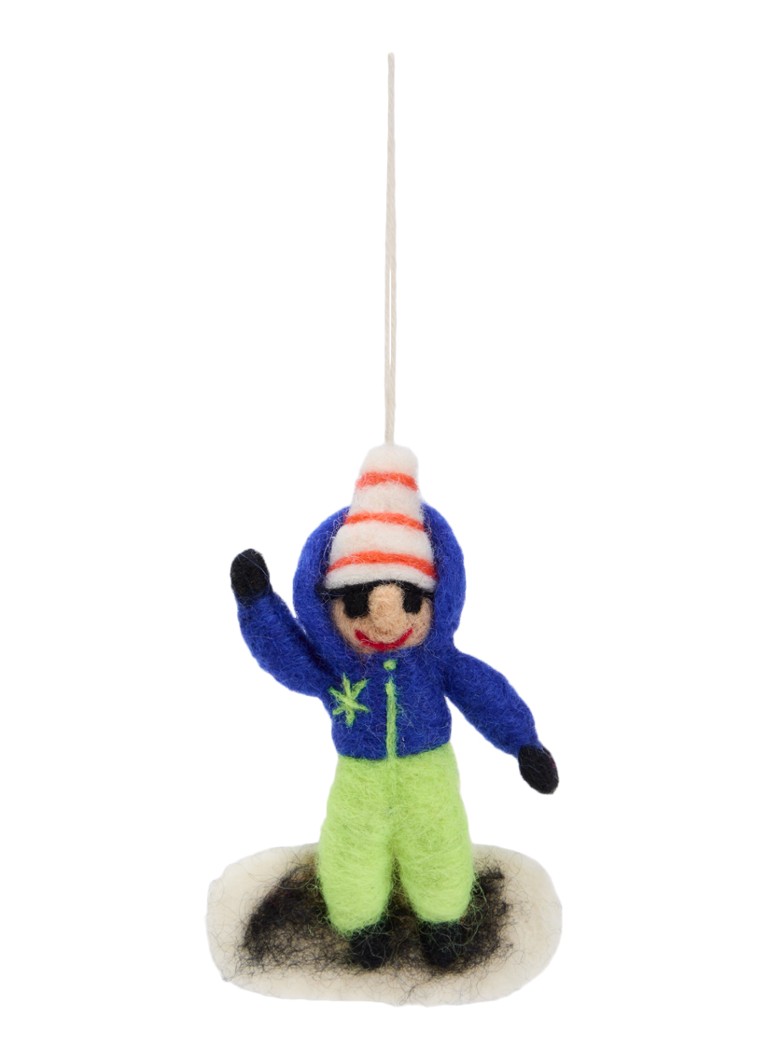 Aveva Snowboard kersthanger 13 cm Donkerblauw - Deal